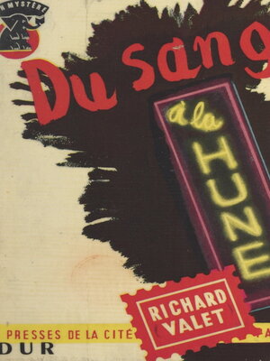 cover image of Du sang à la hune